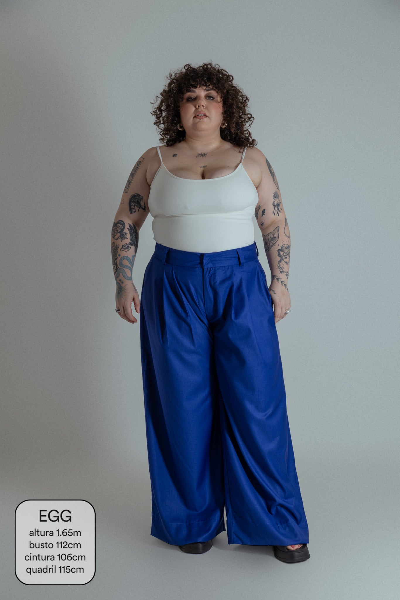 calça alfaiataria ajustável chefa