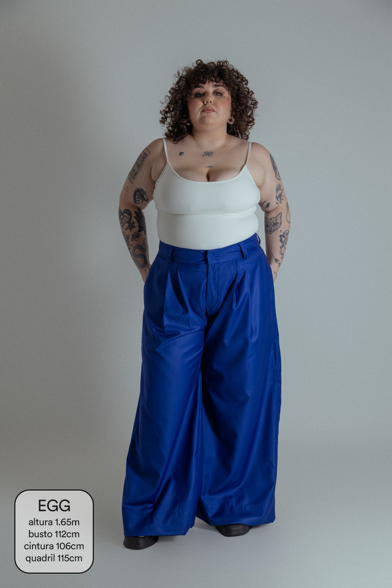 calça alfaiataria ajustável chefa