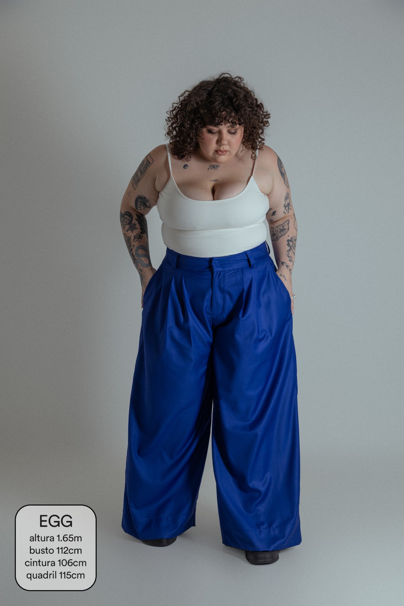 calça alfaiataria ajustável chefa