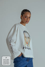 camiseta manga longa brasileira collab tarsila do amaral