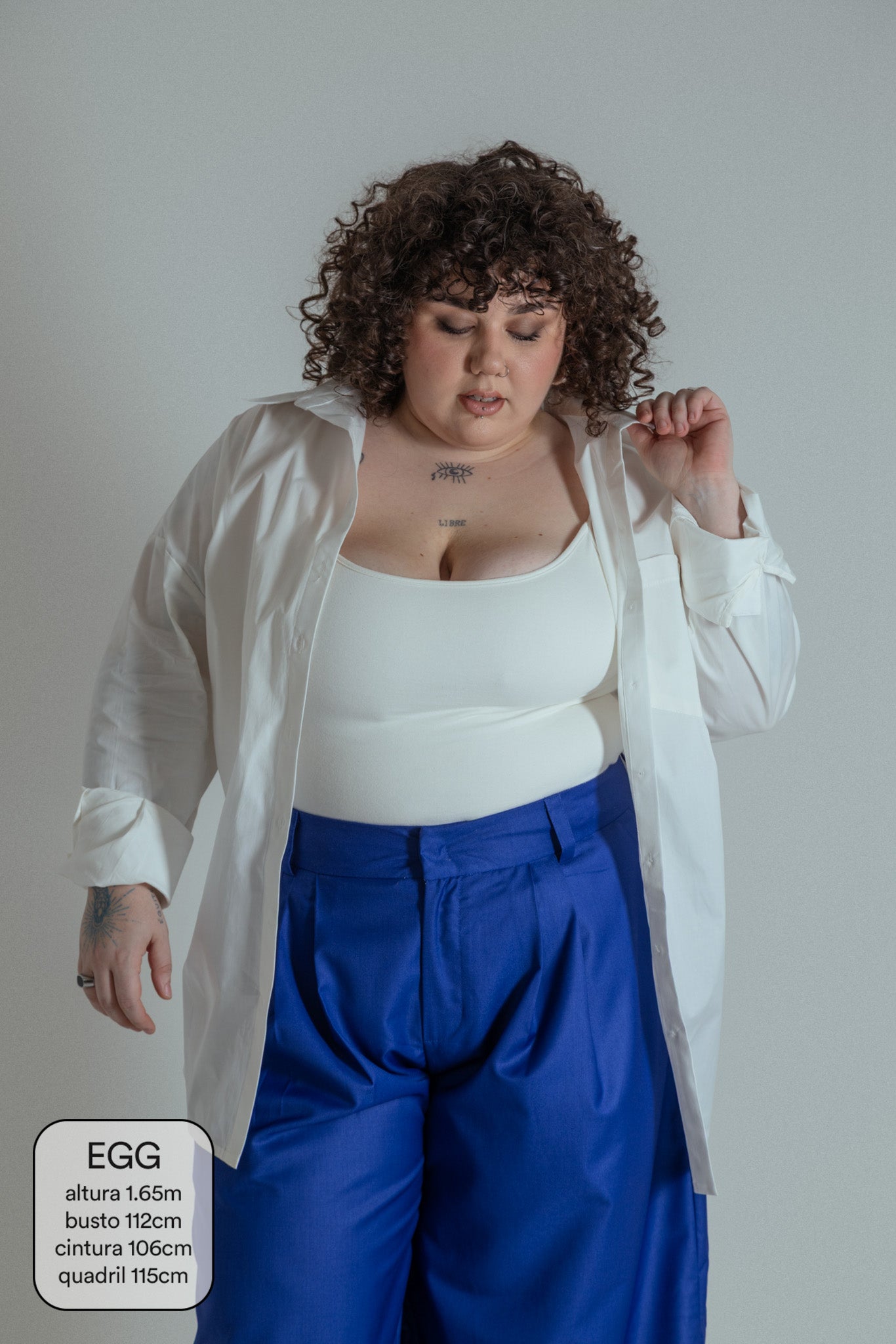 camisa laço chefa | camisa de algodão ajustável