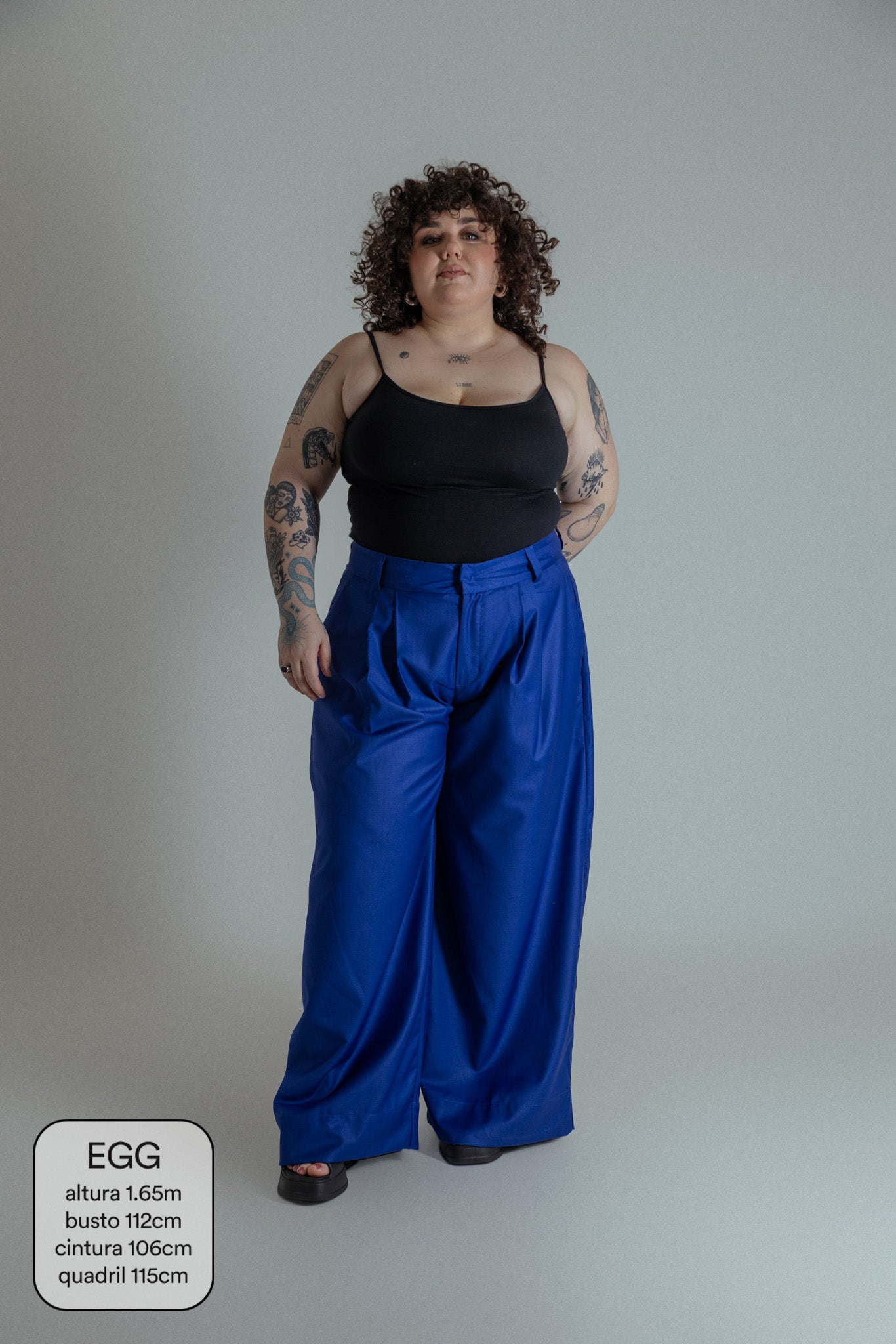 calça alfaiataria ajustável chefa