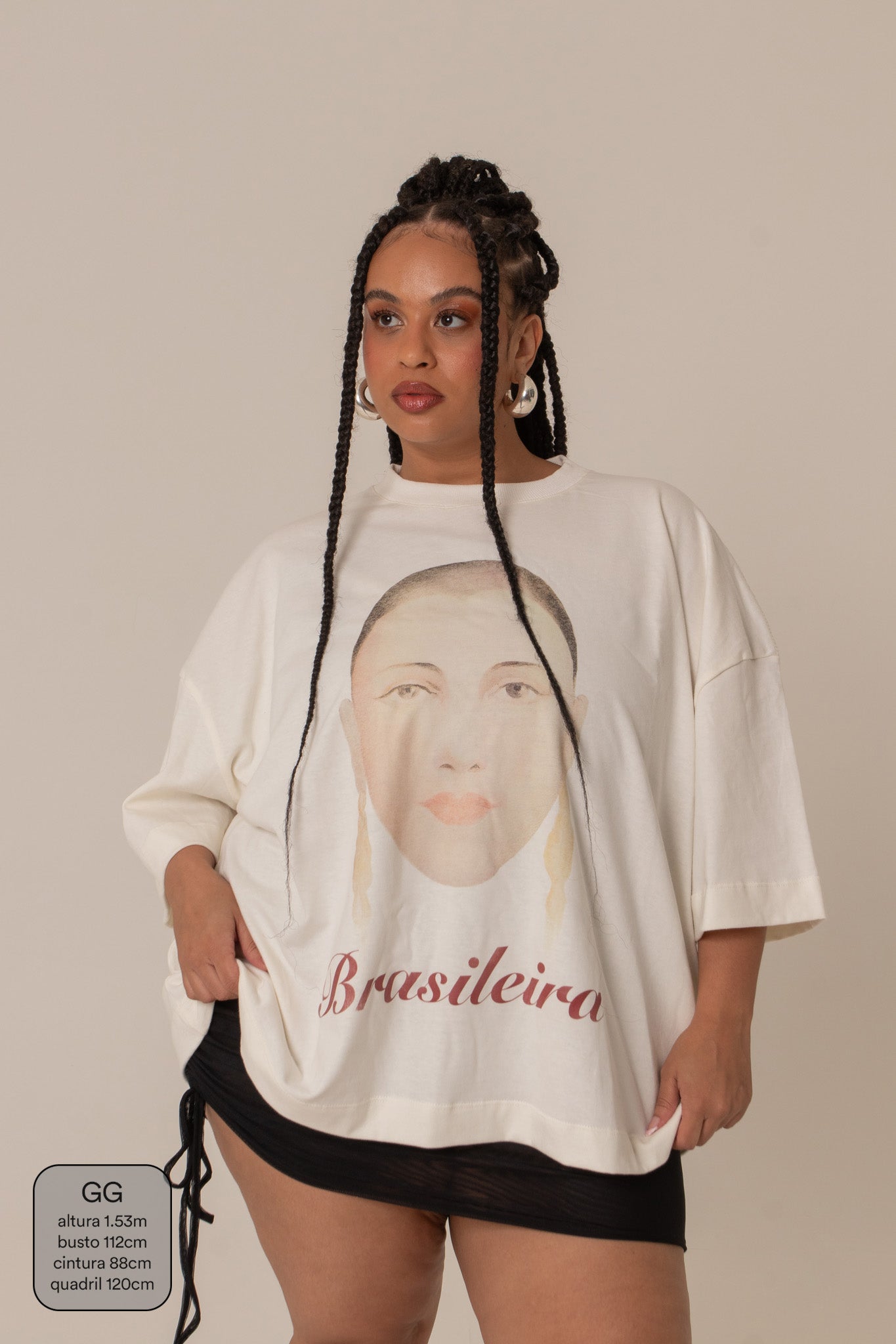 camisetão brasileira collab. tarsila do amaral