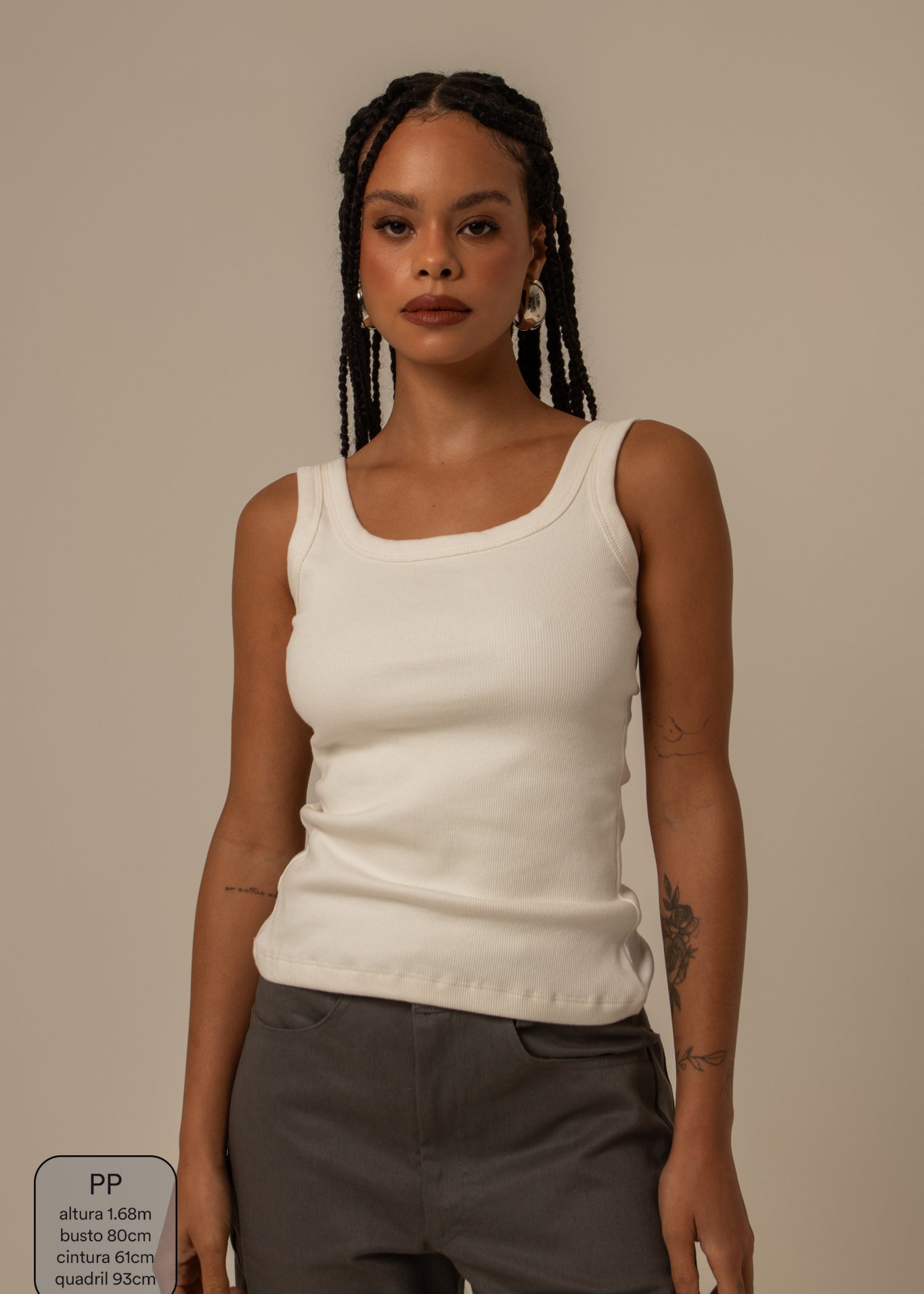 regata canelada comprida