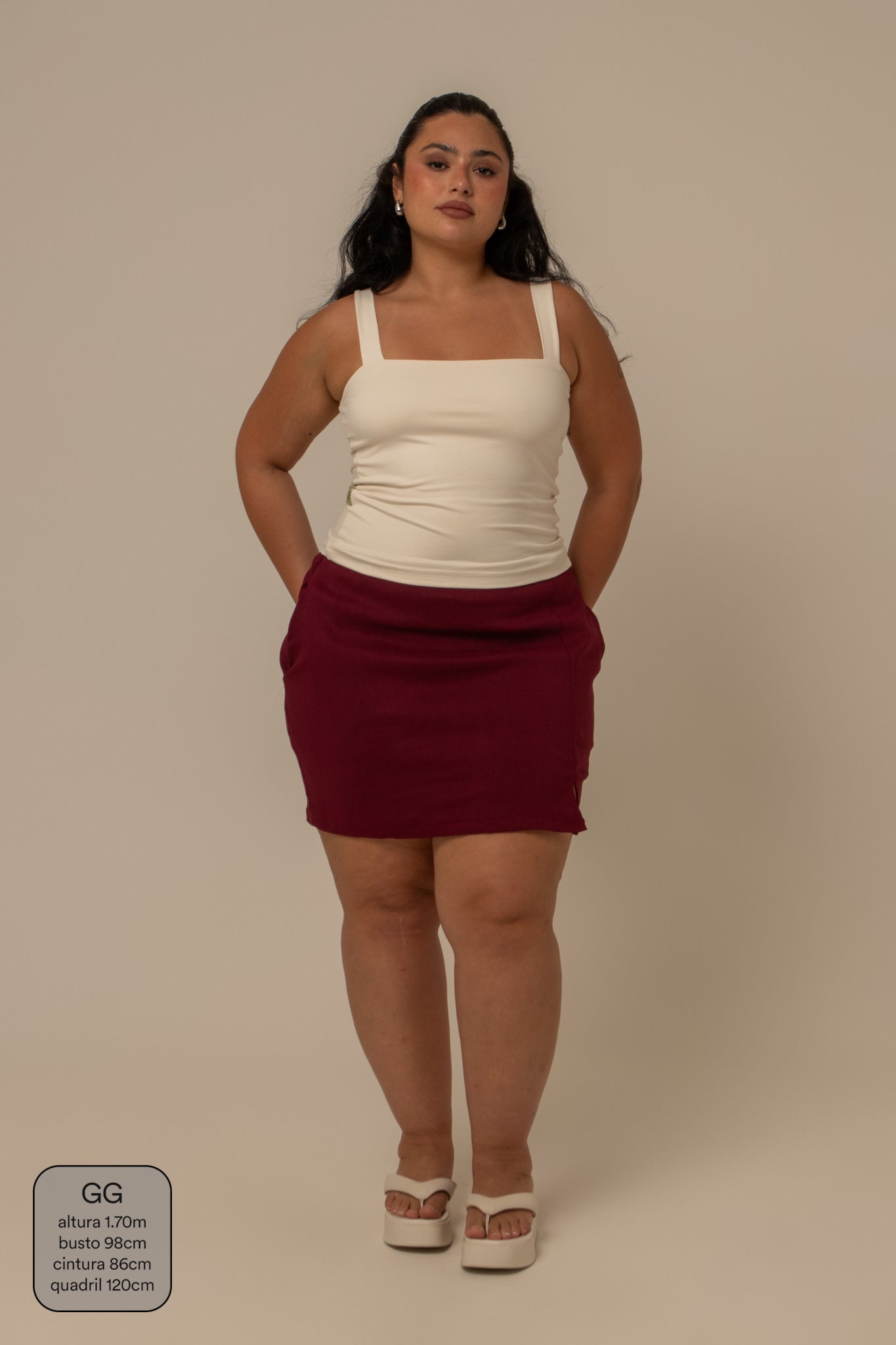 mini short saia brava clássico