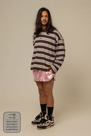 polo listrada oversized manga longa luv