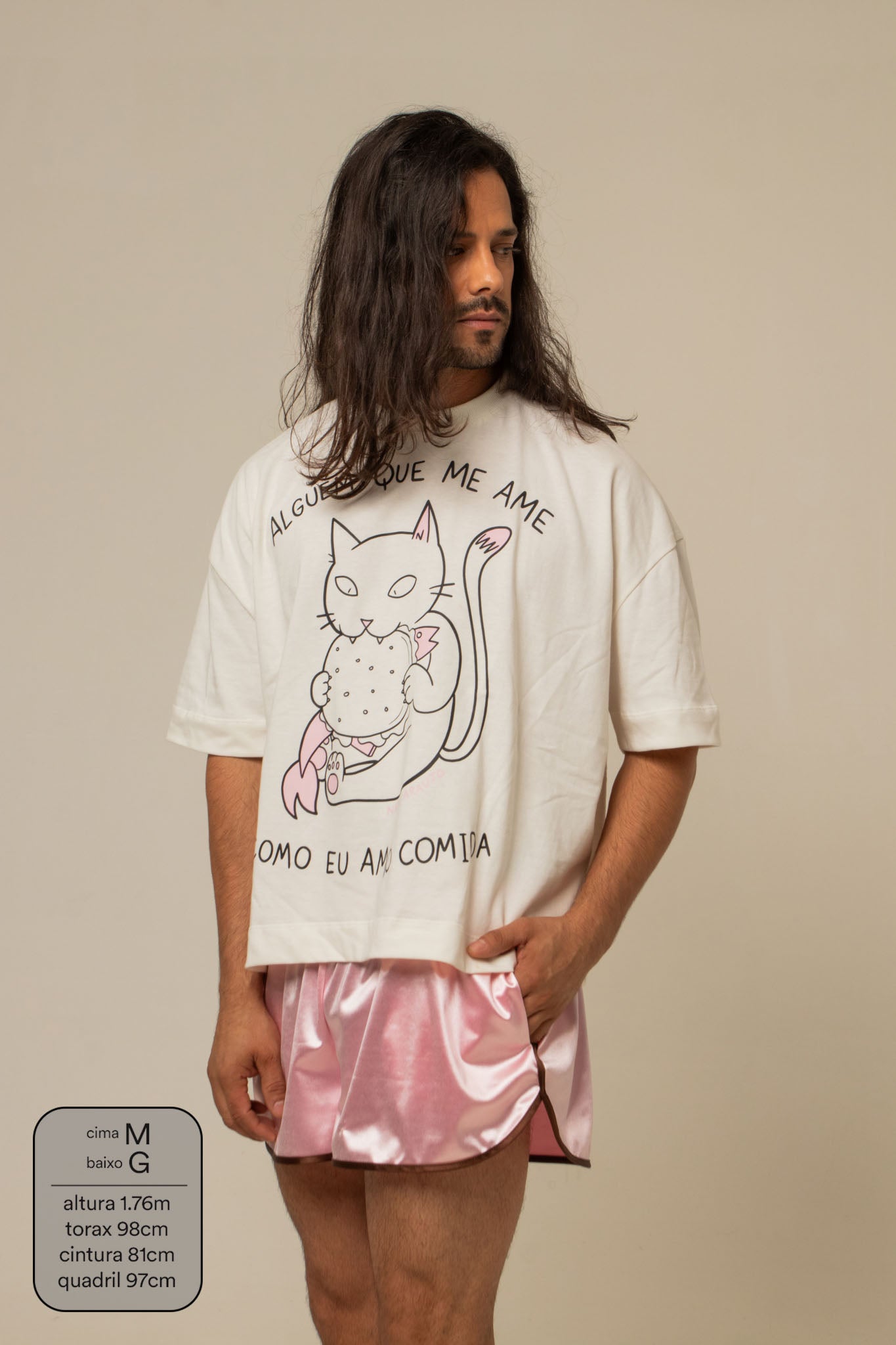 camisetão alguém que me ame