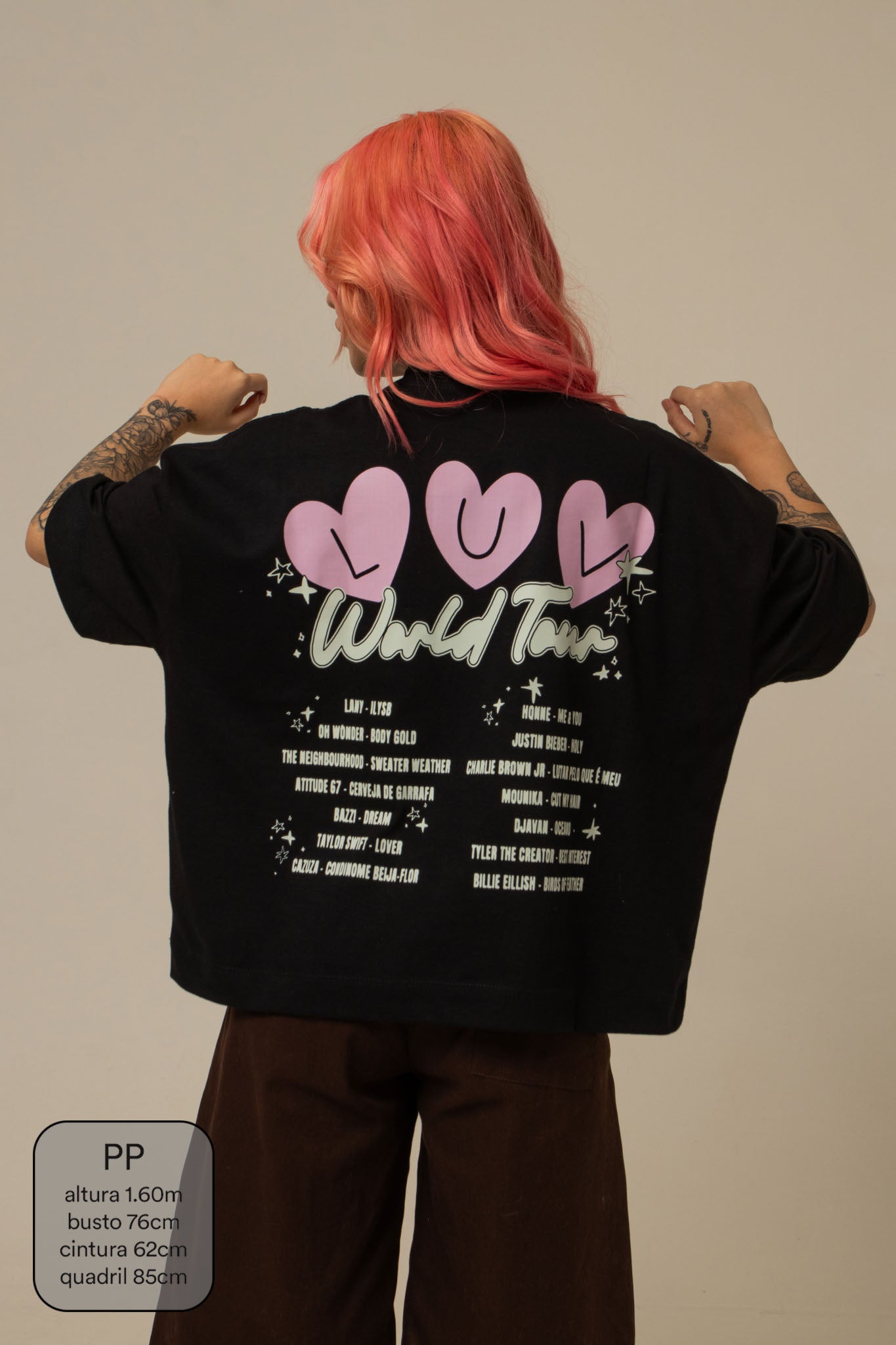 camisetão luv world tour