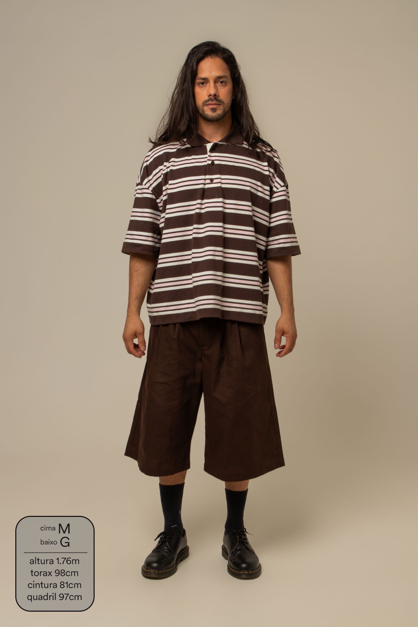 bermuda jorts alfaiataria luv