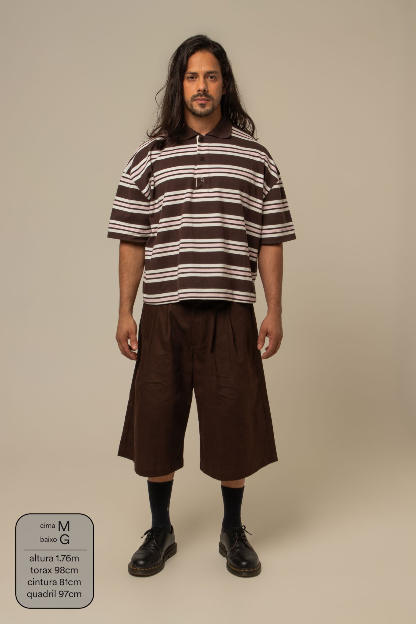 polo listrada oversized luv