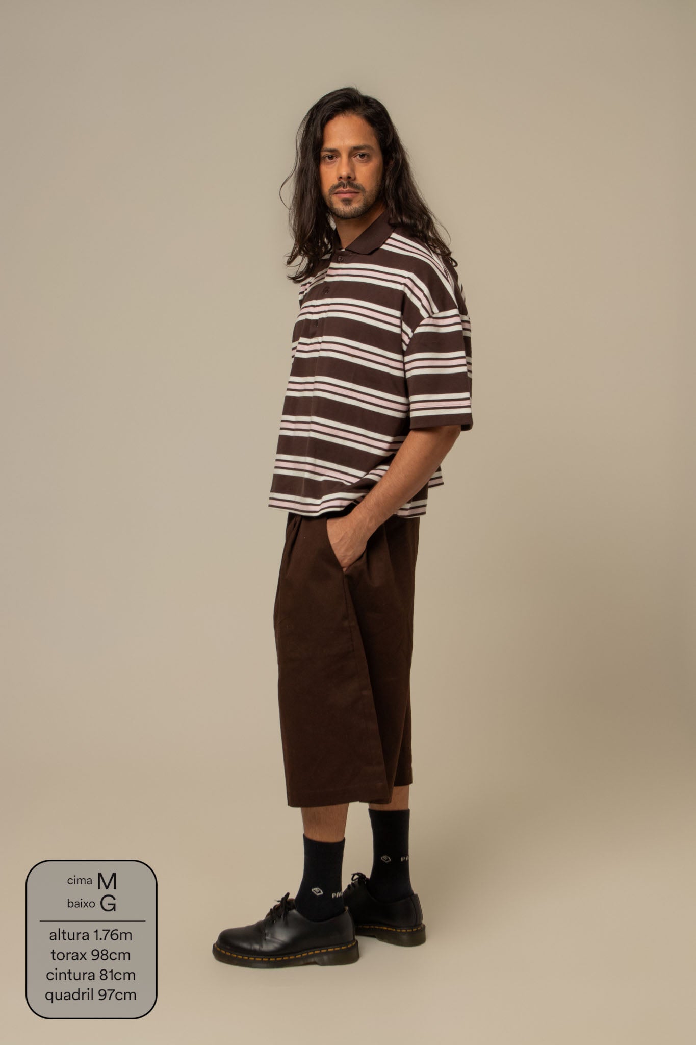 bermuda jorts alfaiataria luv