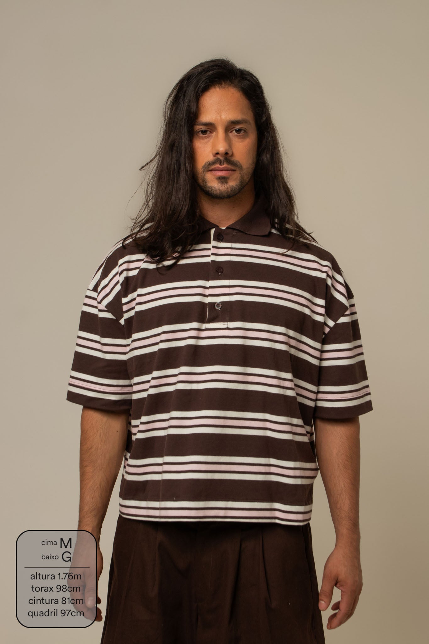 polo listrada oversized luv