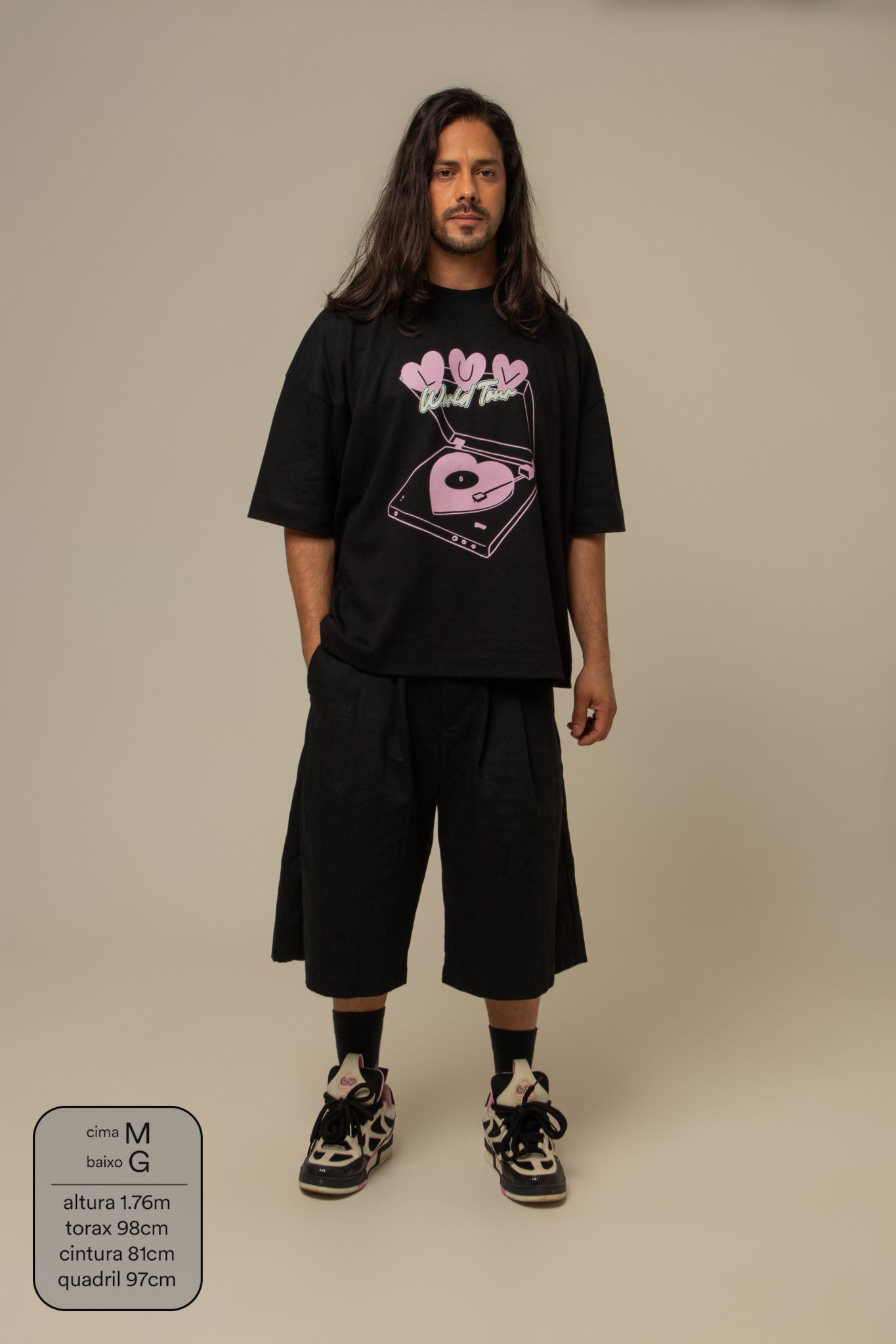 bermuda jorts alfaiataria luv
