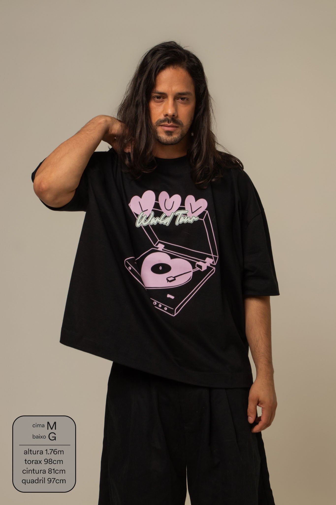 camisetão luv world tour