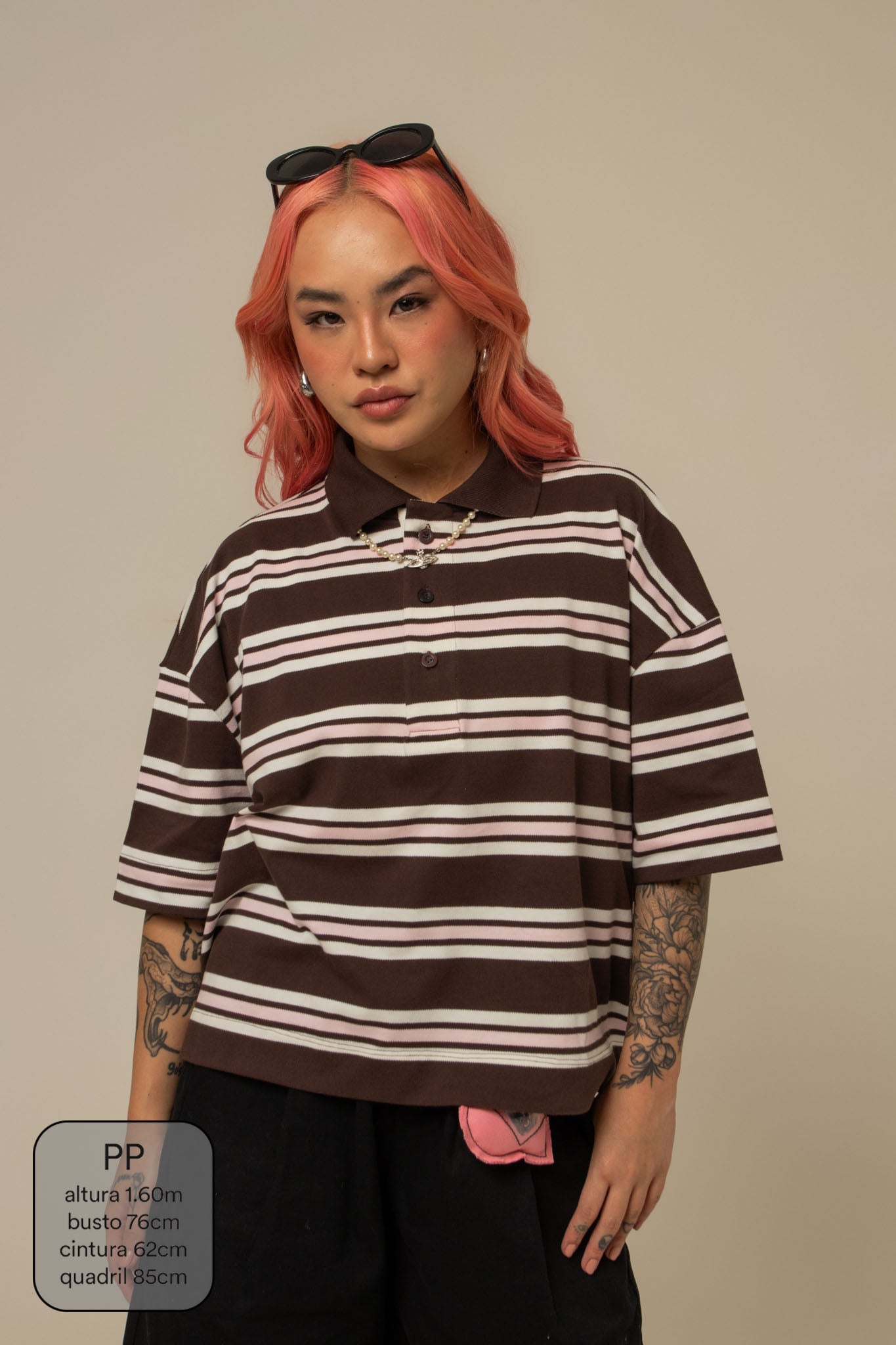 polo listrada oversized luv