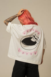 camisetão coffee lover