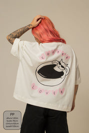 camisetão coffee lover