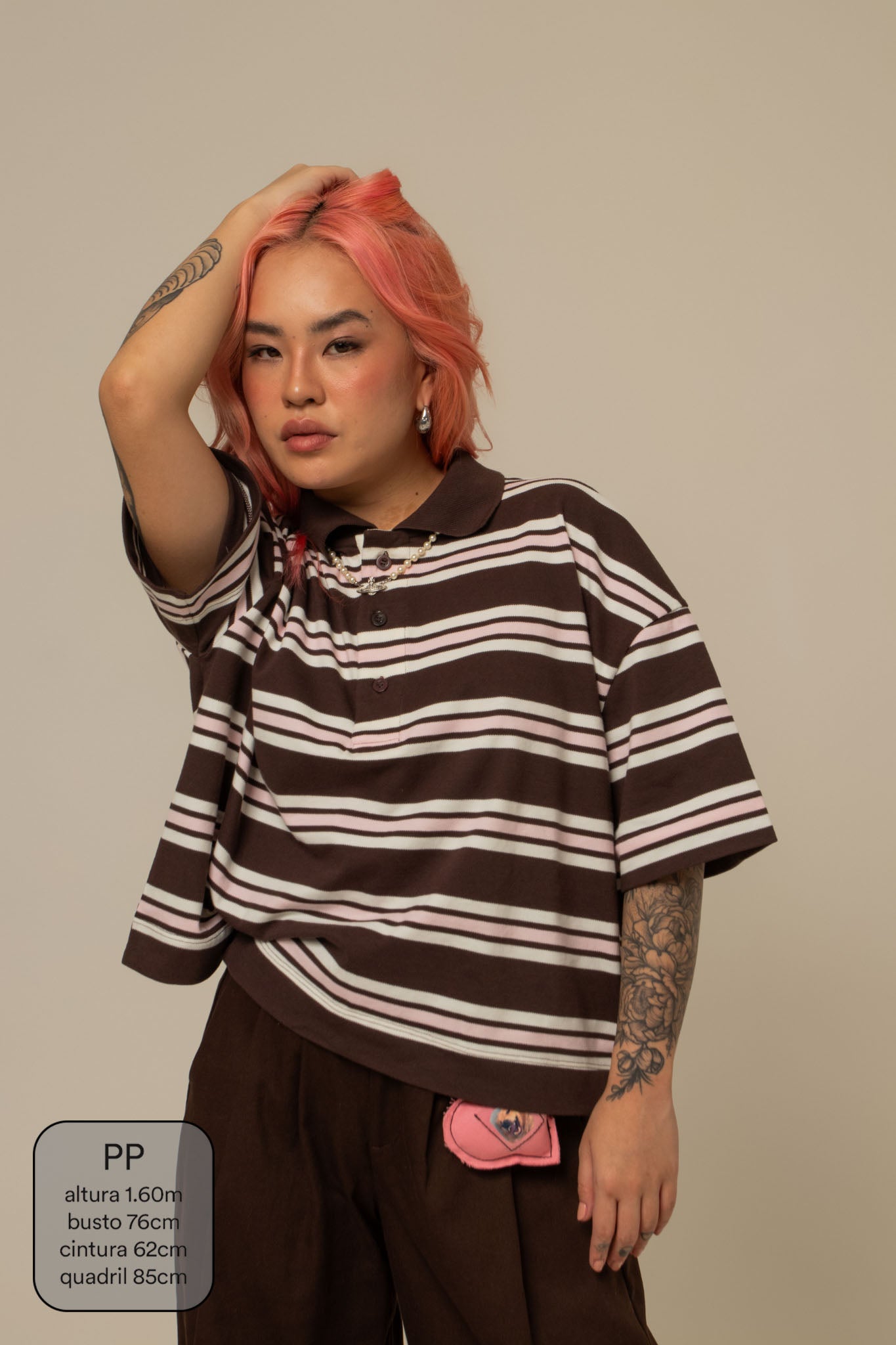 polo listrada oversized luv