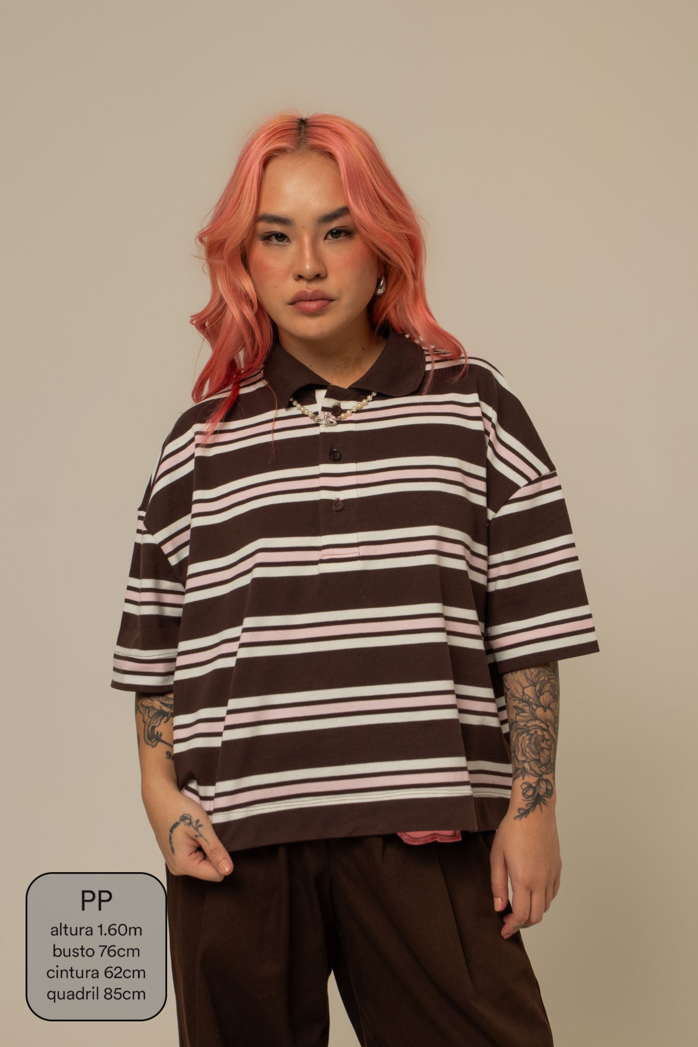 polo listrada oversized luv