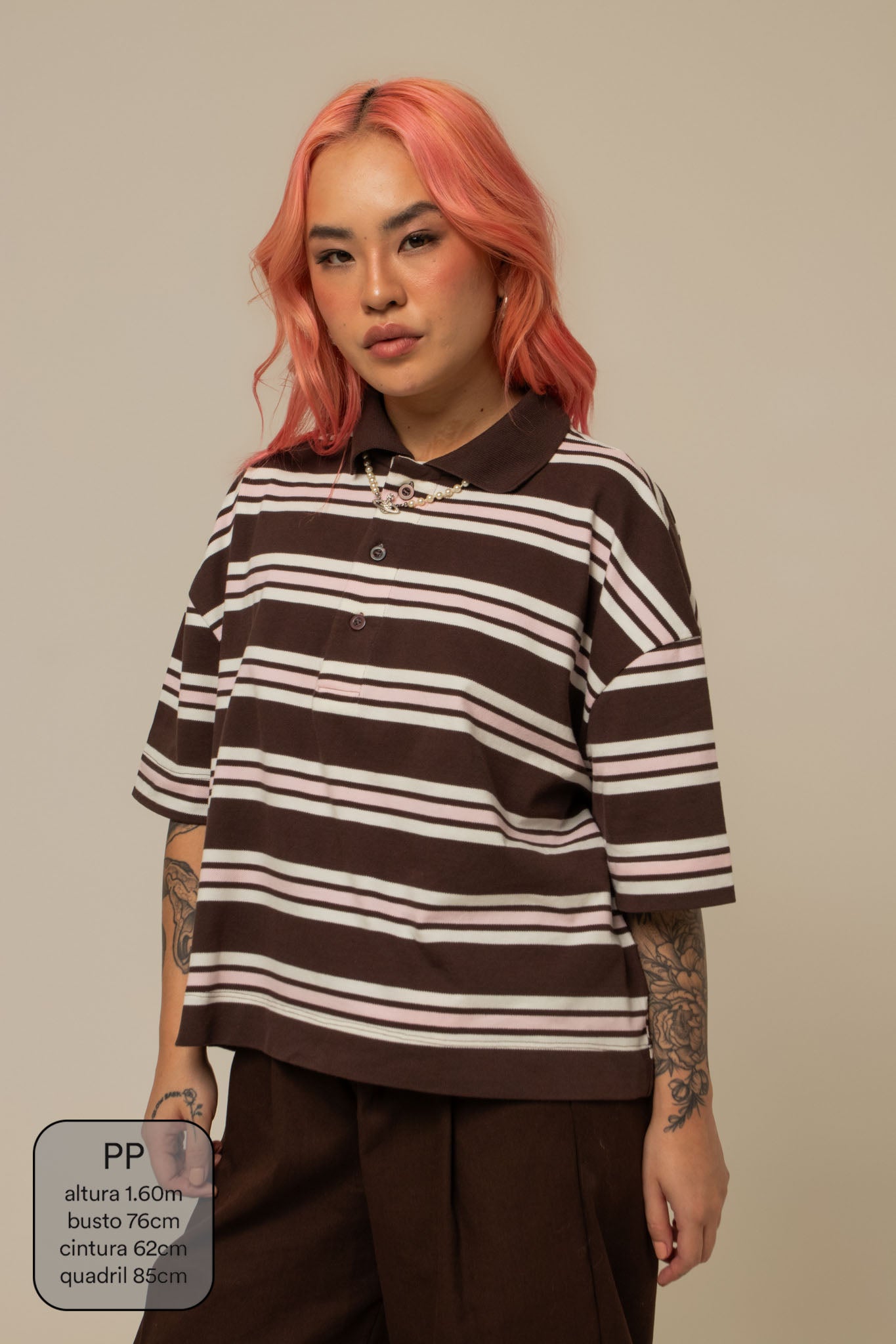 polo listrada oversized luv