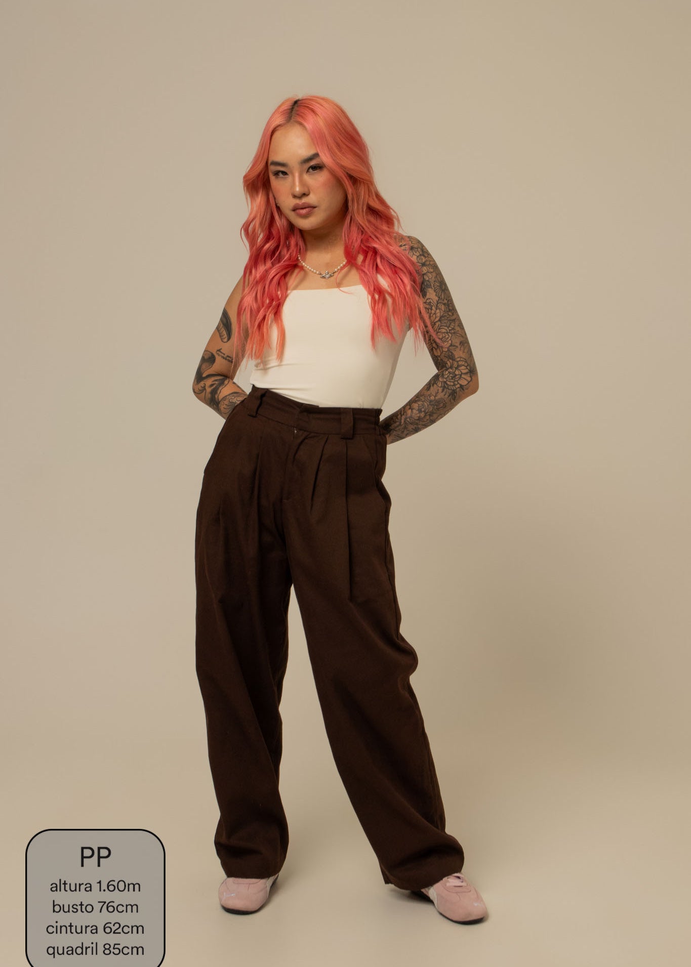 calça estruturada alfaiataria luv