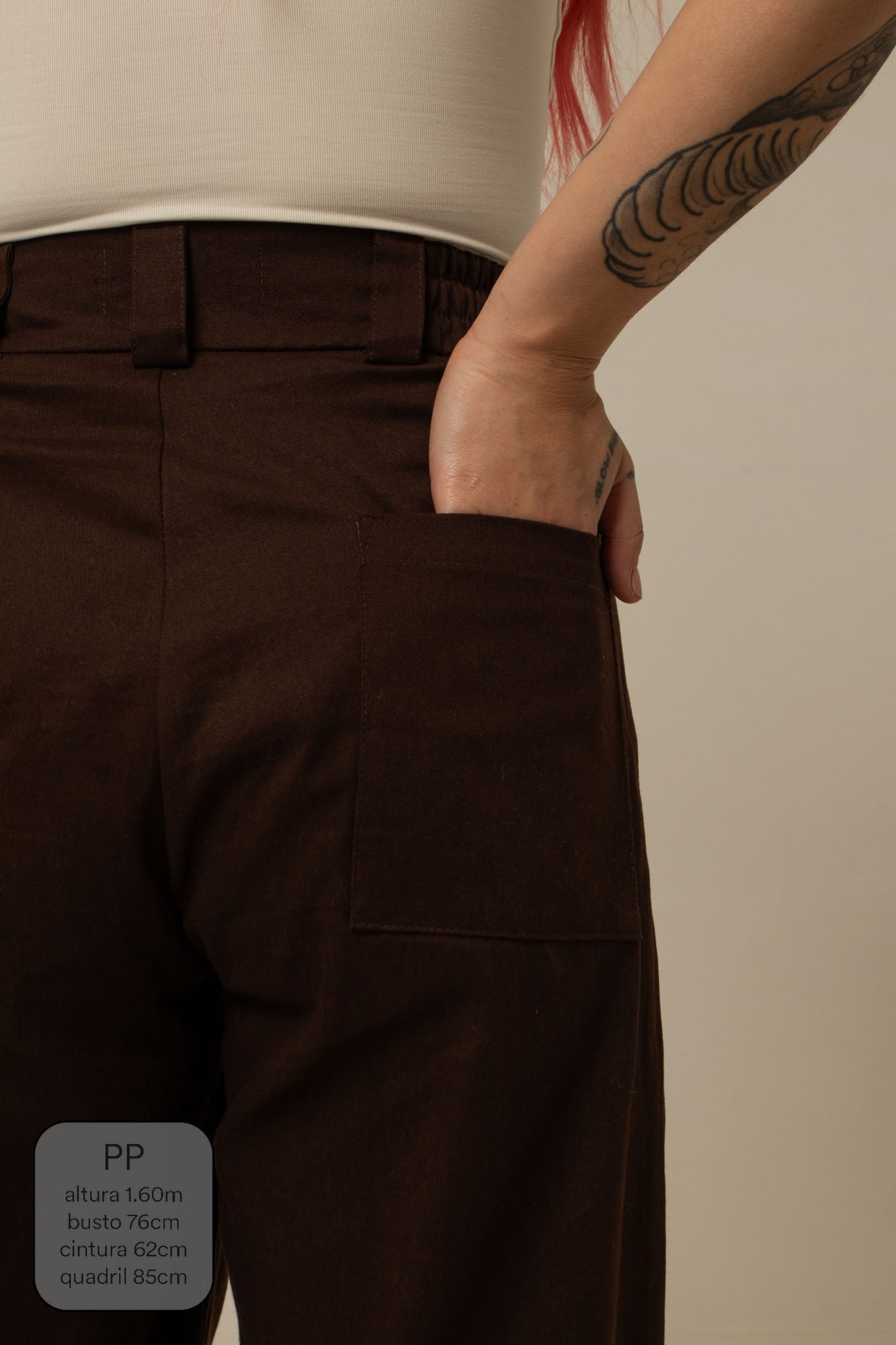 calça estruturada alfaiataria luv