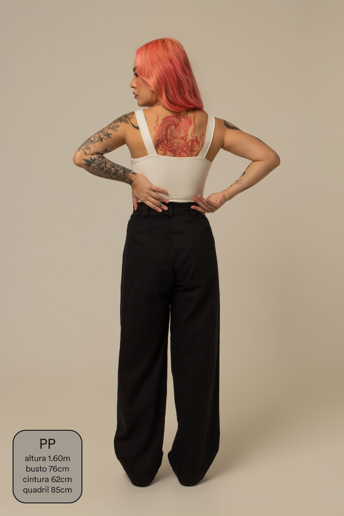 calça estruturada alfaiataria luv