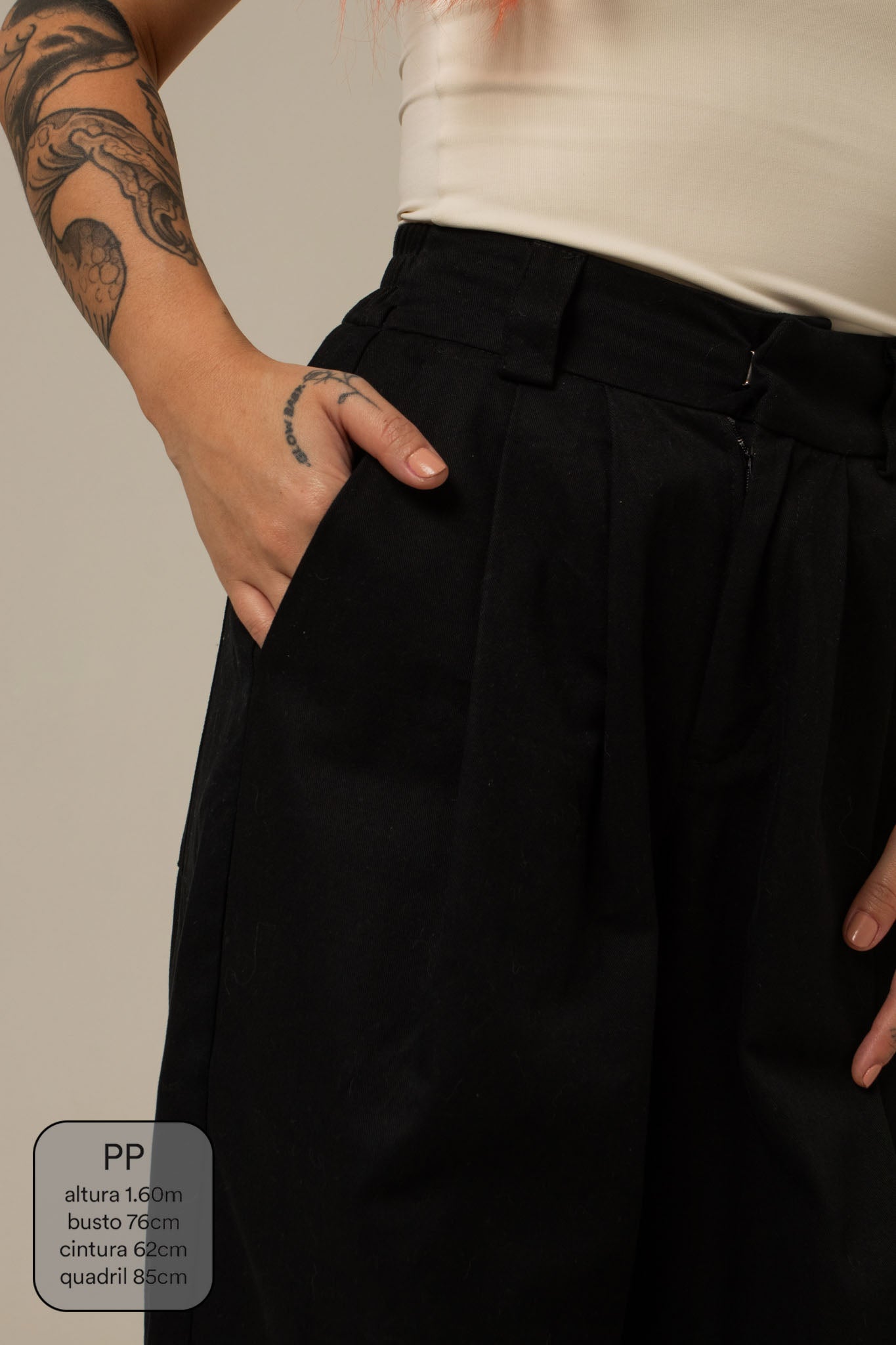 calça estruturada alfaiataria luv