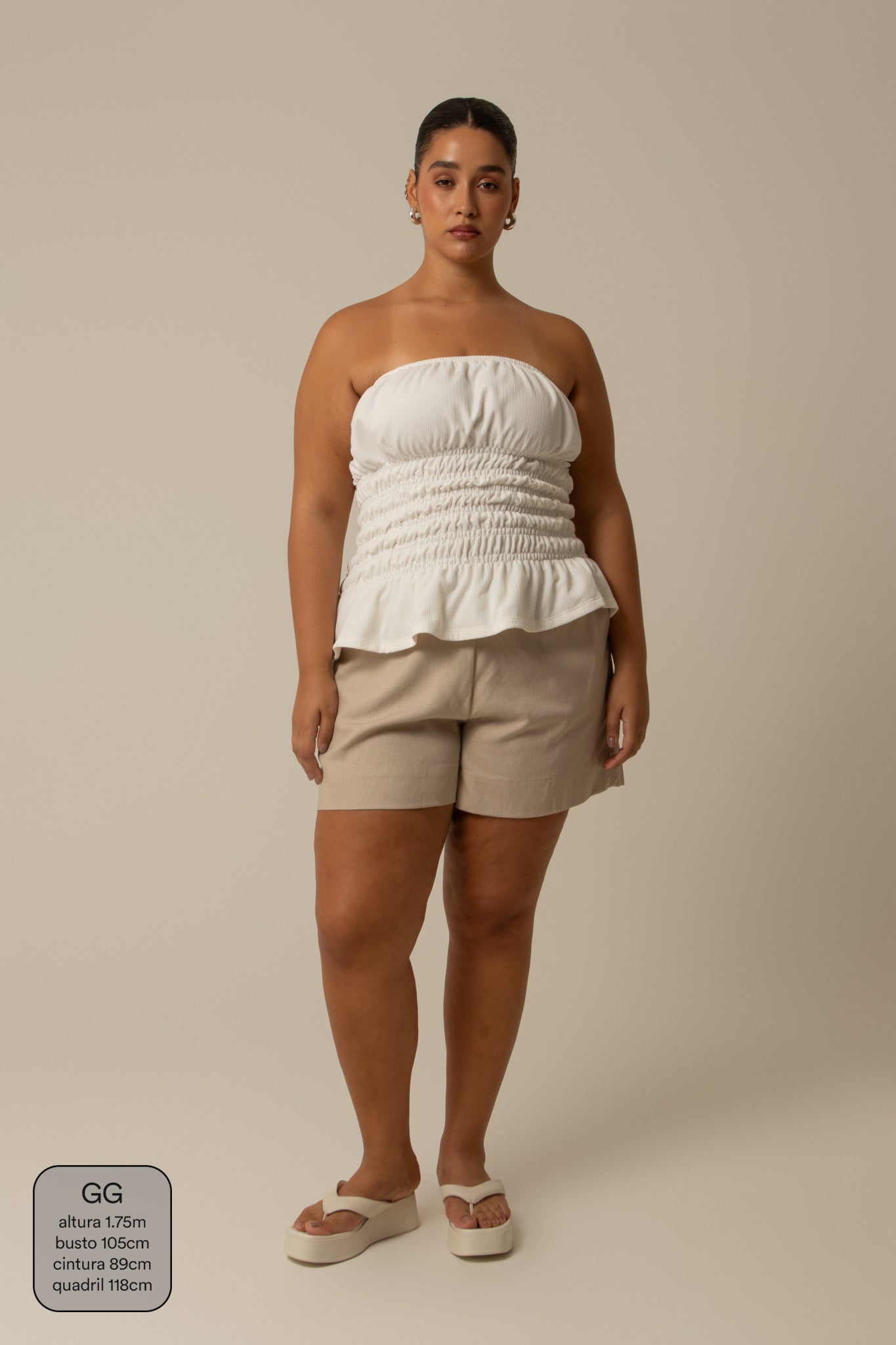 blusa rancho | blusa sem alças lastex