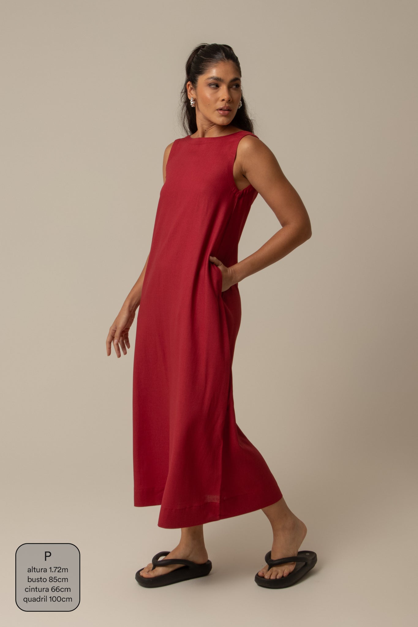 vestido sossego longo