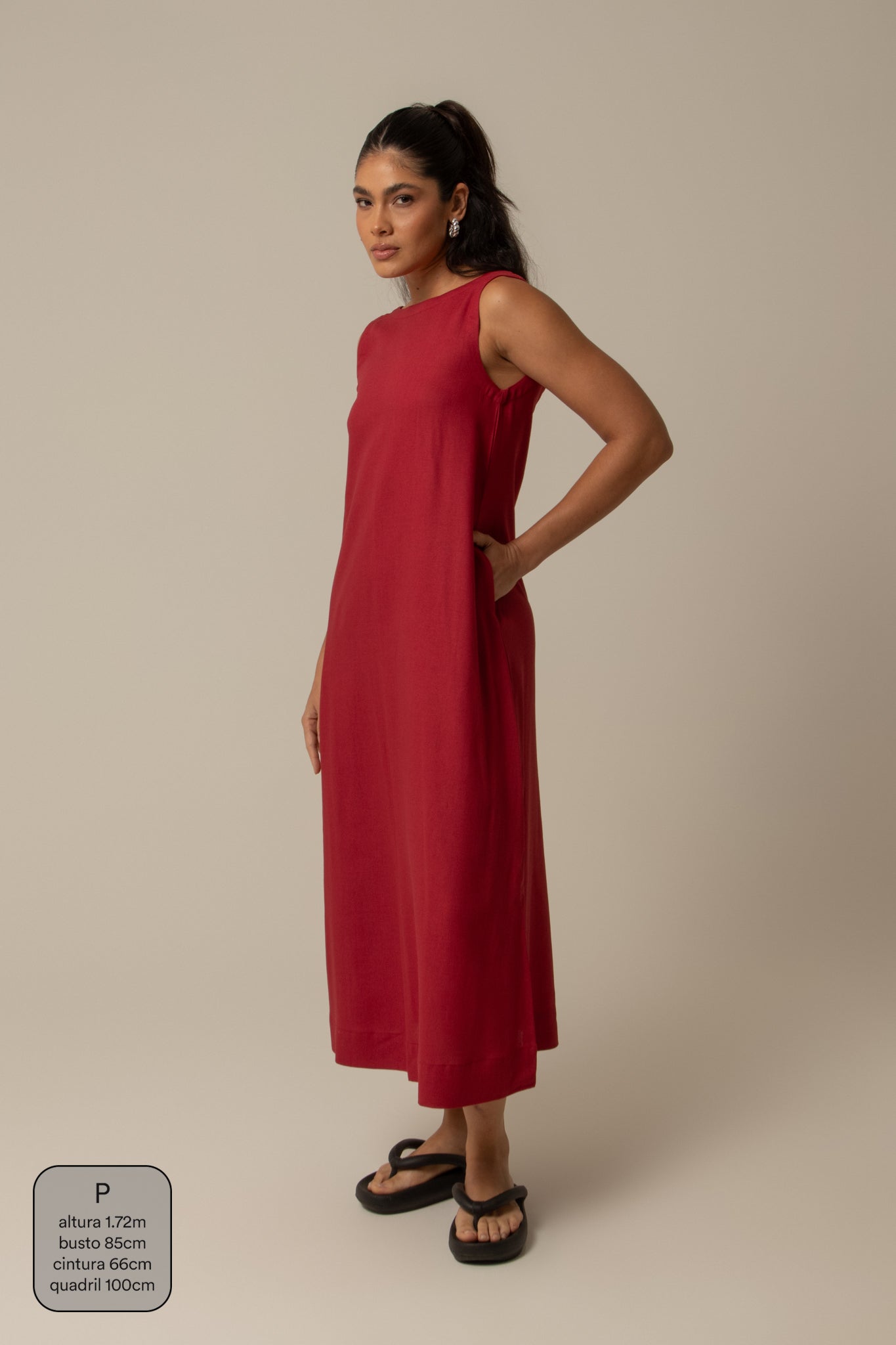 vestido sossego longo