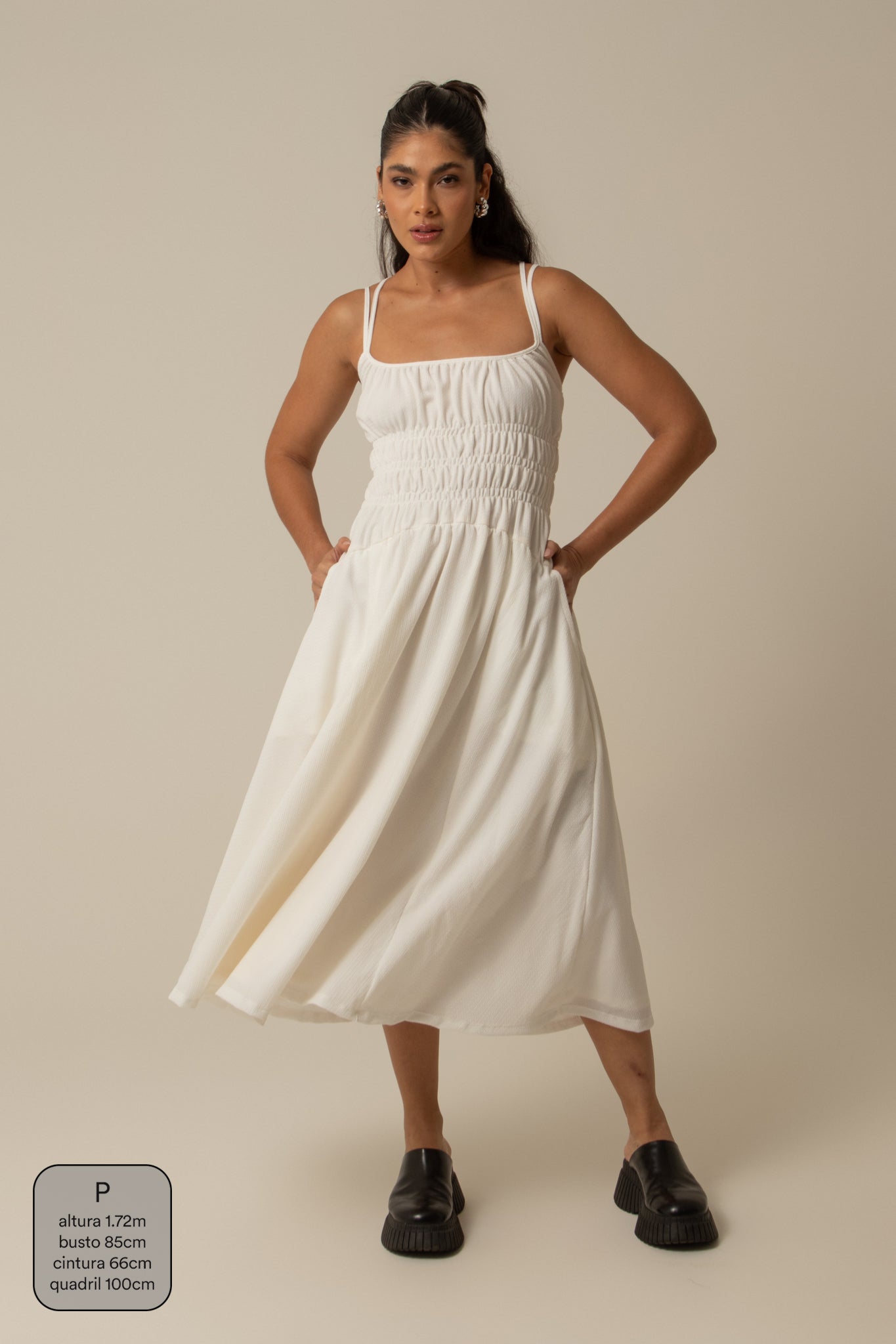 vestido rancho | vestido midi lastex