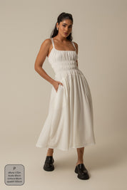 vestido rancho | vestido midi lastex
