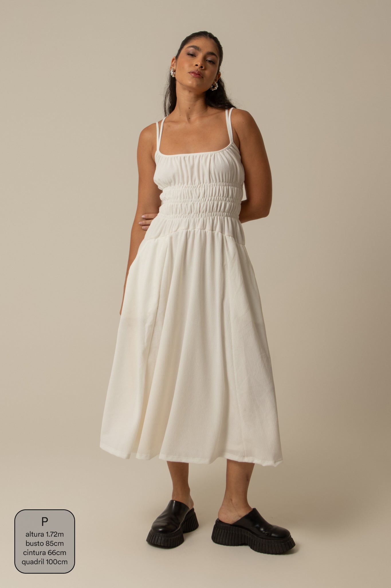 vestido rancho | vestido midi lastex