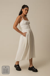 vestido rancho | vestido midi lastex