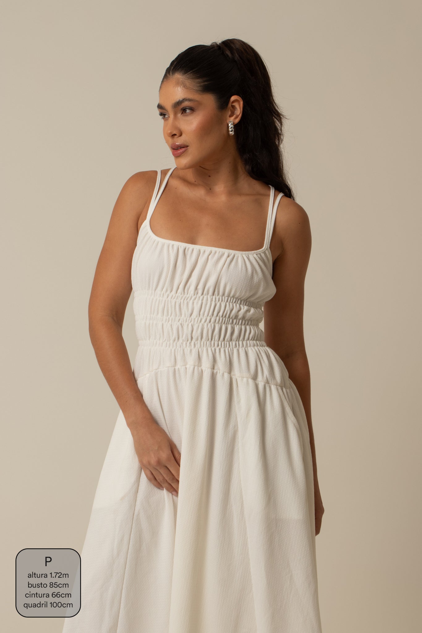 vestido rancho | vestido midi lastex