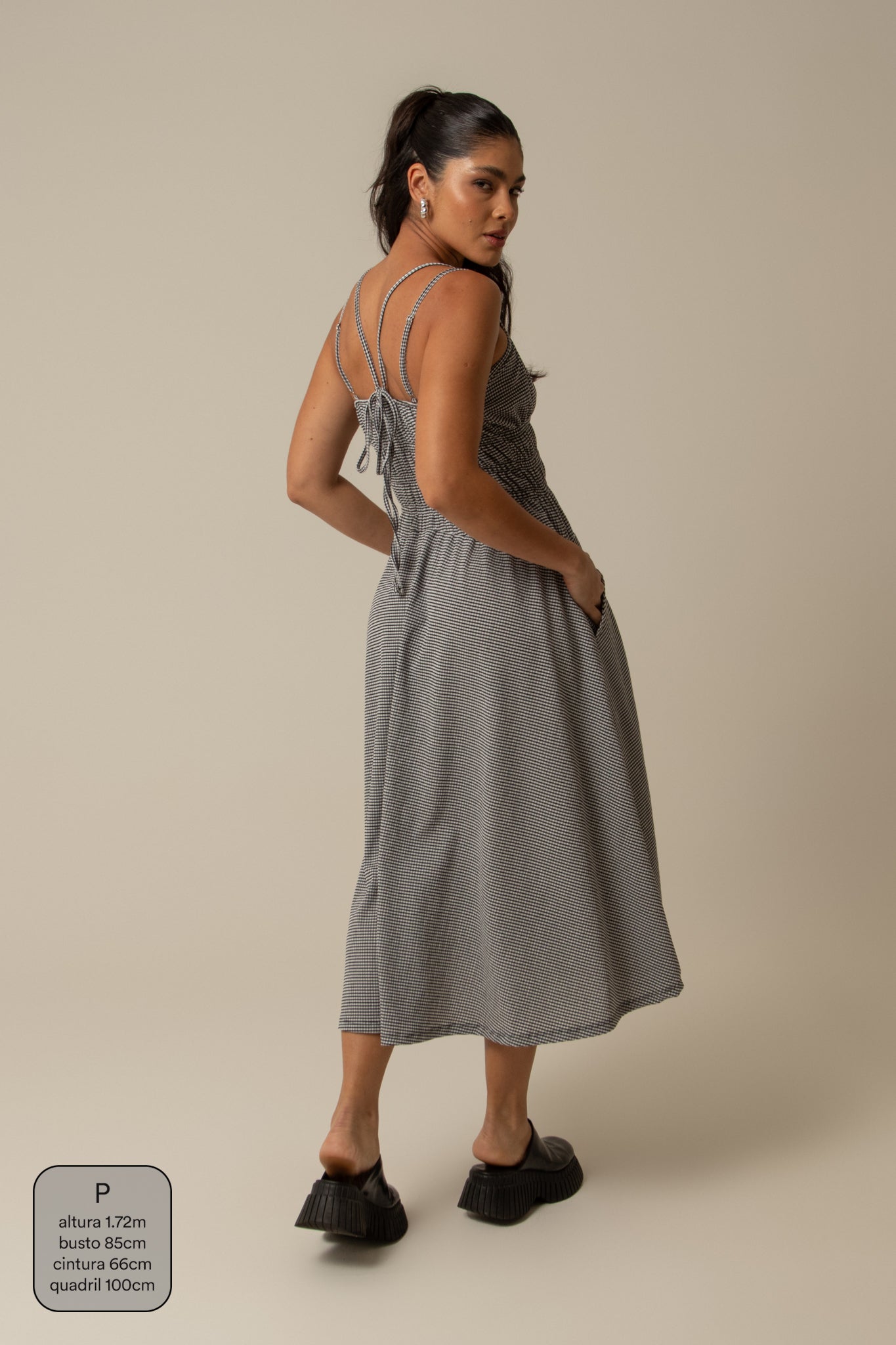 vestido rancho | vestido midi lastex