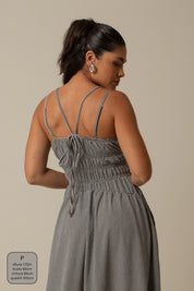 vestido rancho | vestido midi lastex