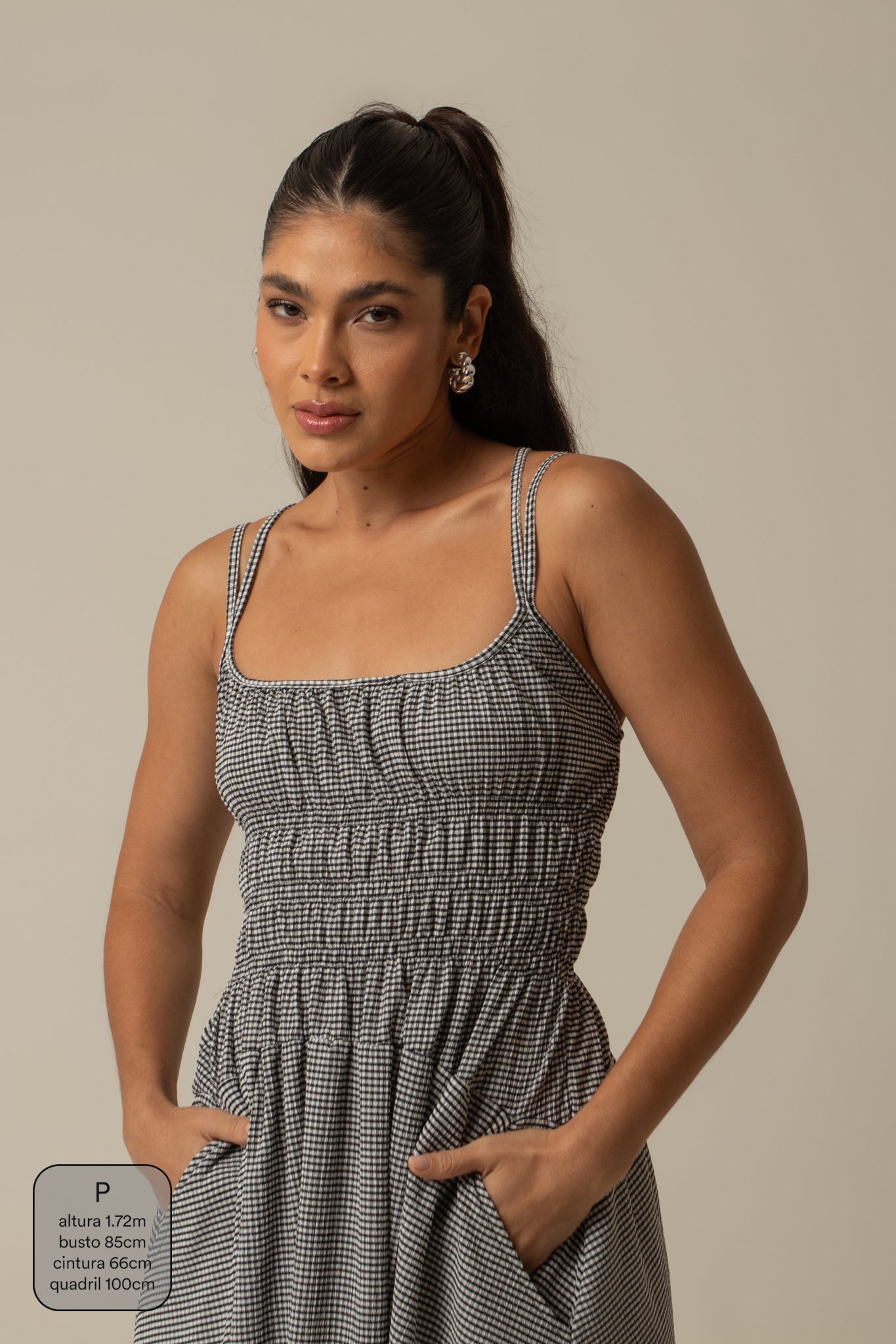 vestido rancho | vestido midi lastex