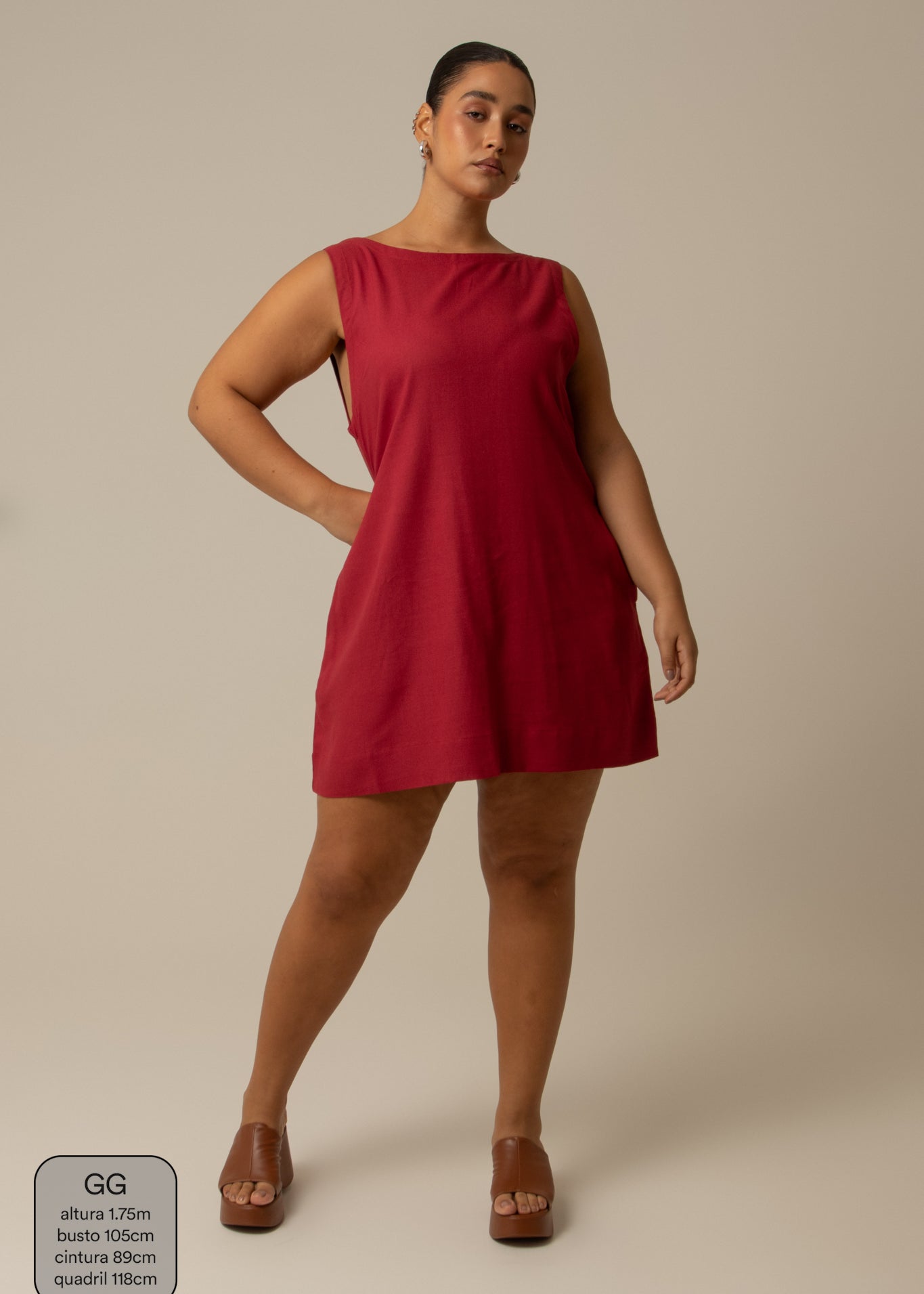 vestido sossego curto | vestido reto de viscolinho