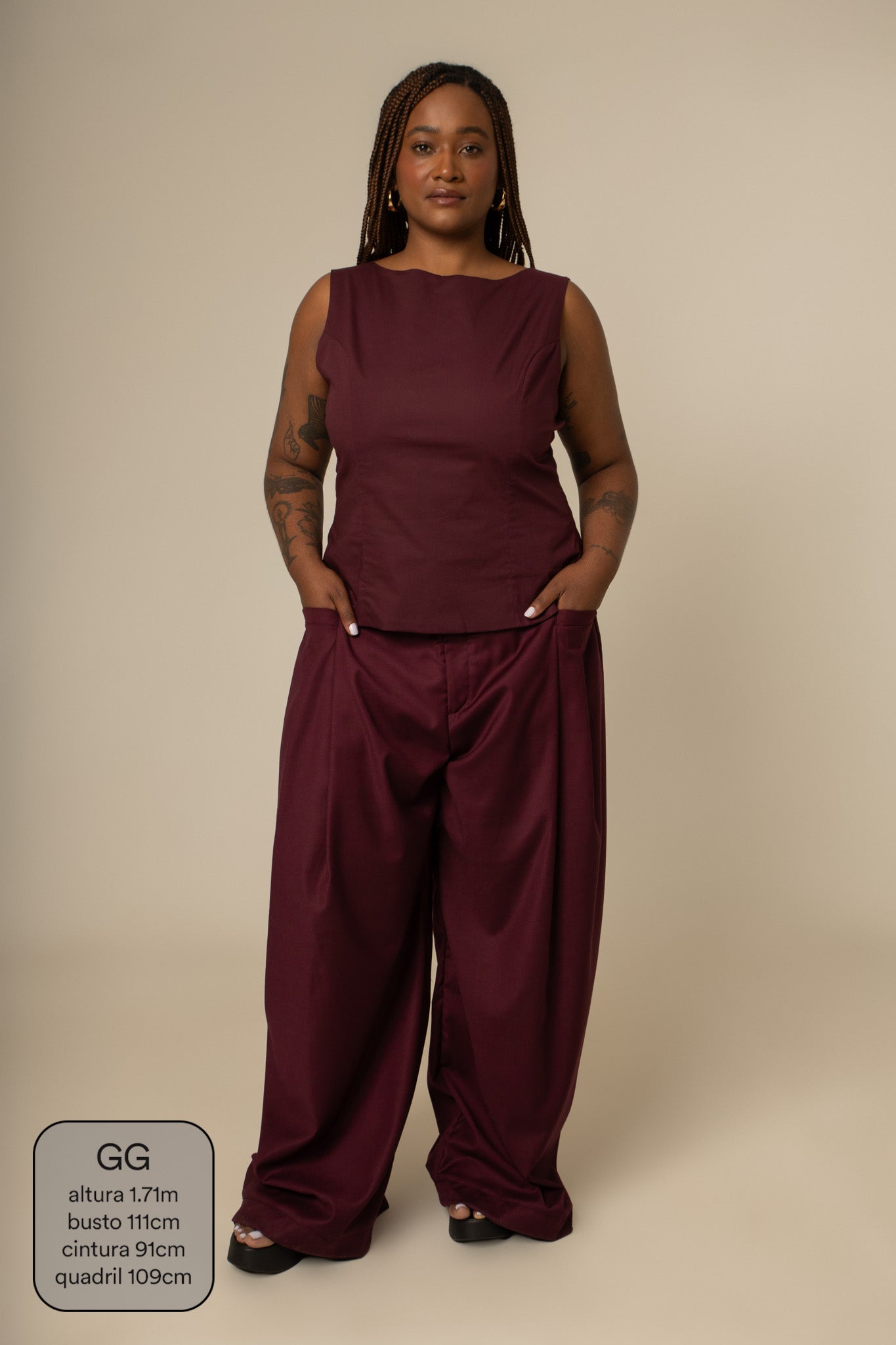 blusa costas abertas collab frida & lela