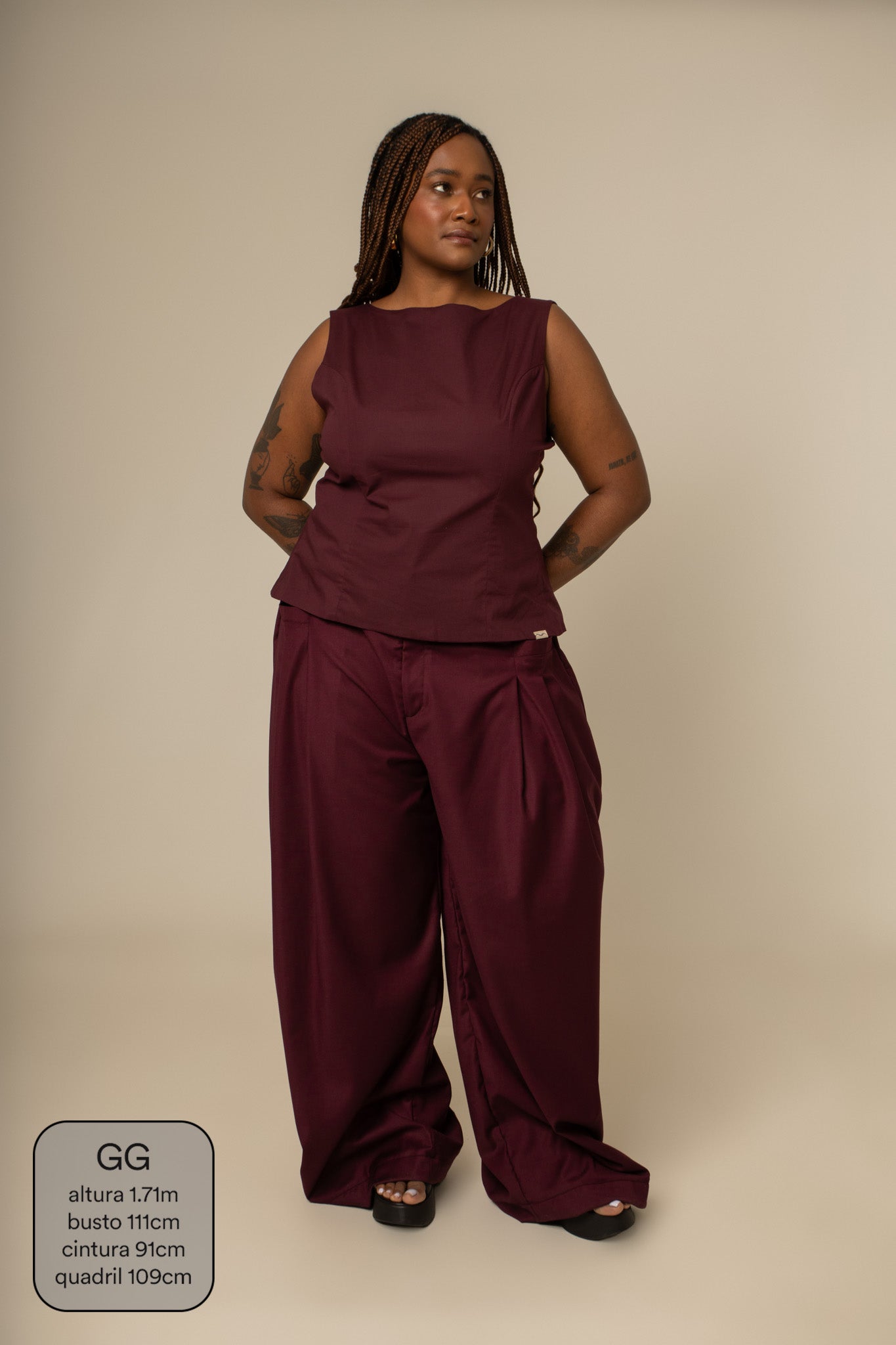 blusa costas abertas collab frida & lela