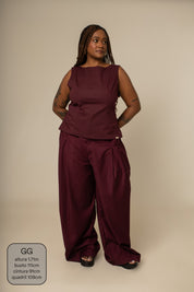 blusa costas abertas collab frida & lela