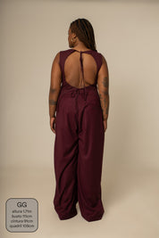 blusa costas abertas collab frida & lela