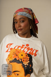 camisetão latina collab frida & lela