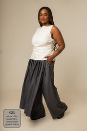 blusa costas abertas collab frida & lela