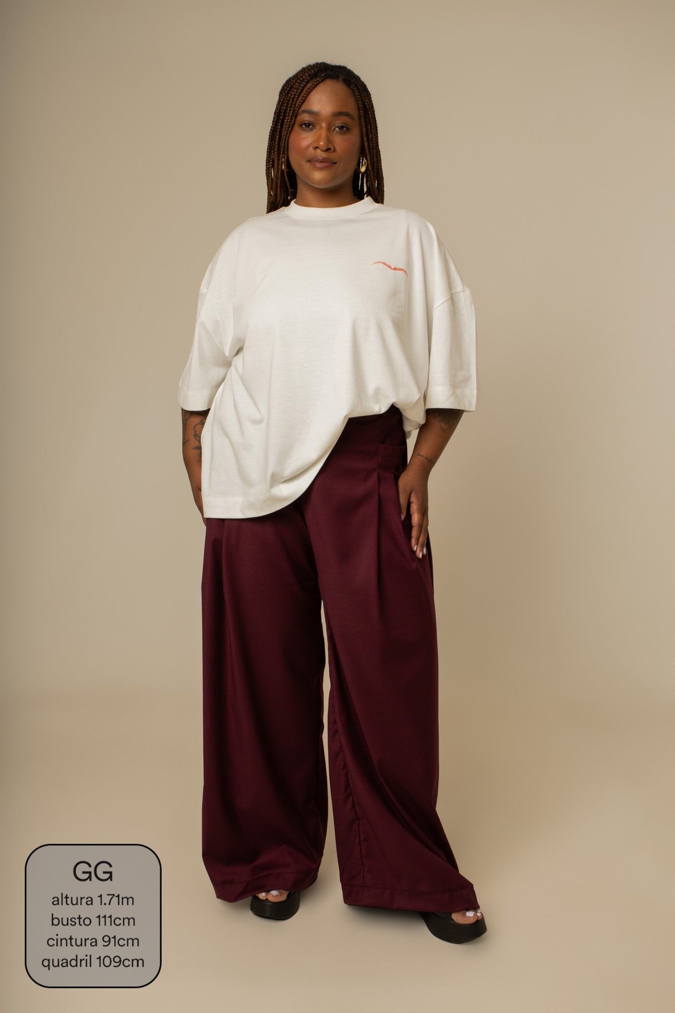 camisetão sobrancelha collab frida & lela