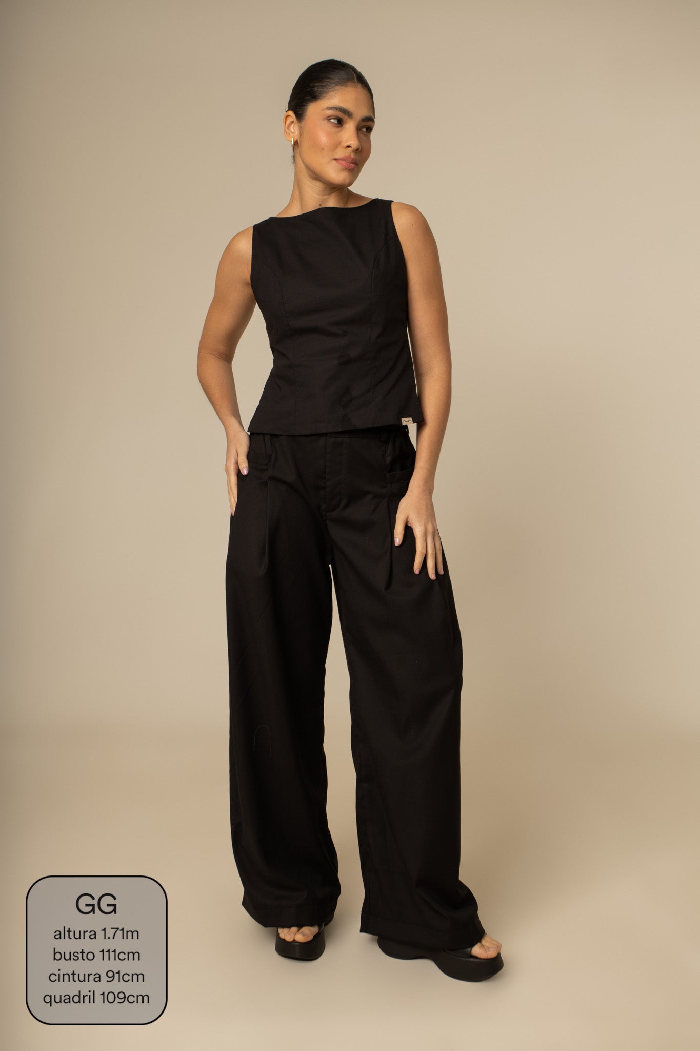 blusa costas abertas collab frida & lela