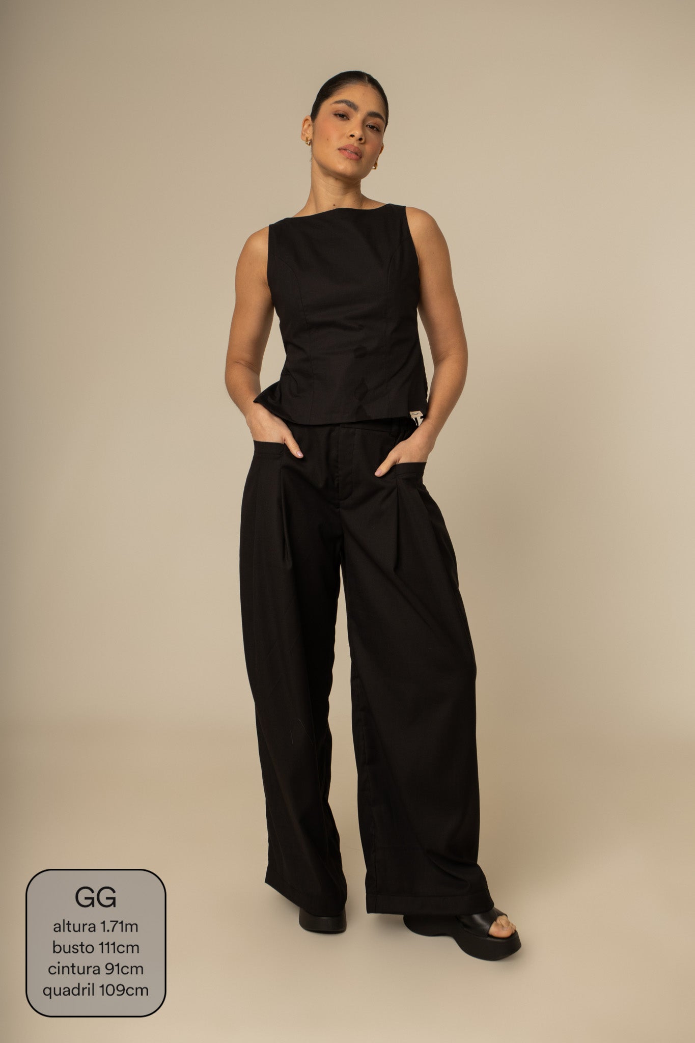 blusa costas abertas collab frida & lela