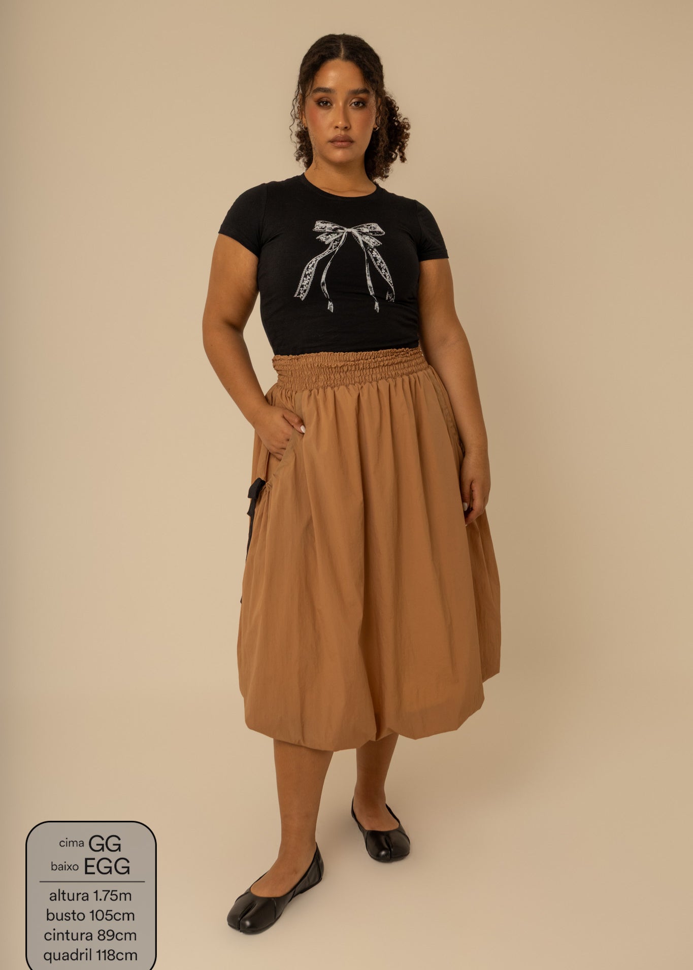 saia midi balonê garoa